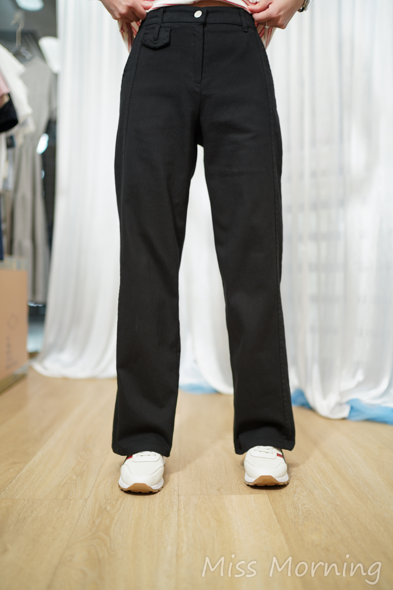 悠閑薄身彈彈褲(34124)