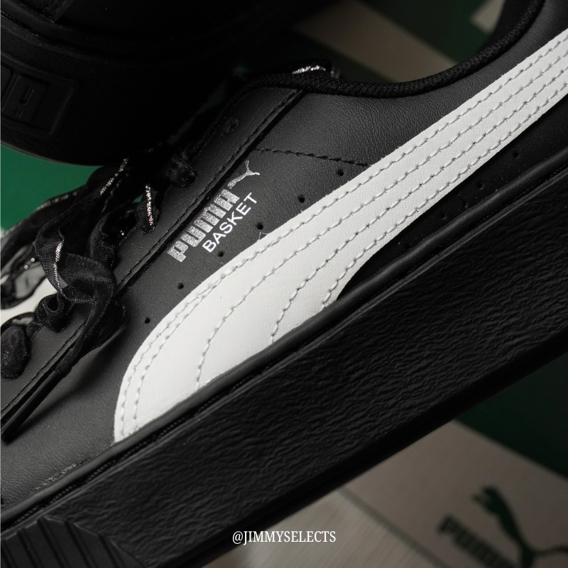 PUMA Mostro 黑色女款 潮感低幫板鞋