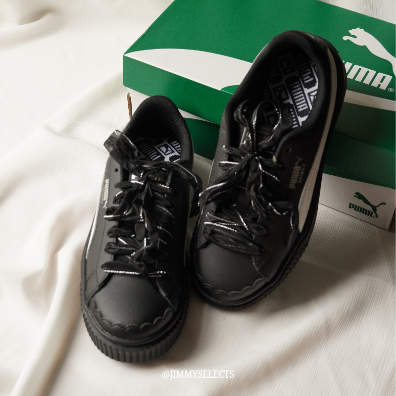 PUMA Mostro 黑色女款 潮感低幫板鞋