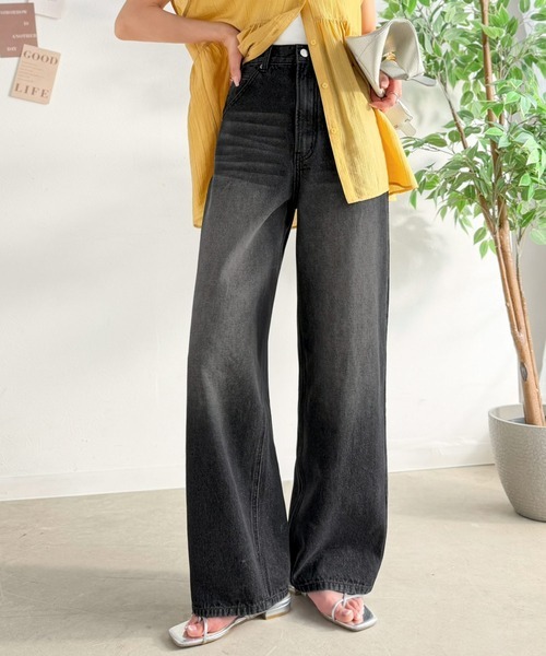 日本🇯🇵連線 JAVA 衣櫃裡都要有一件!直筒高腰牛仔褲 寬褲 牛仔褲 直筒褲 高腰牛仔褲 牛仔寬褲 闊腿褲 落地褲 3色(任買兩件7-11免運)/預購