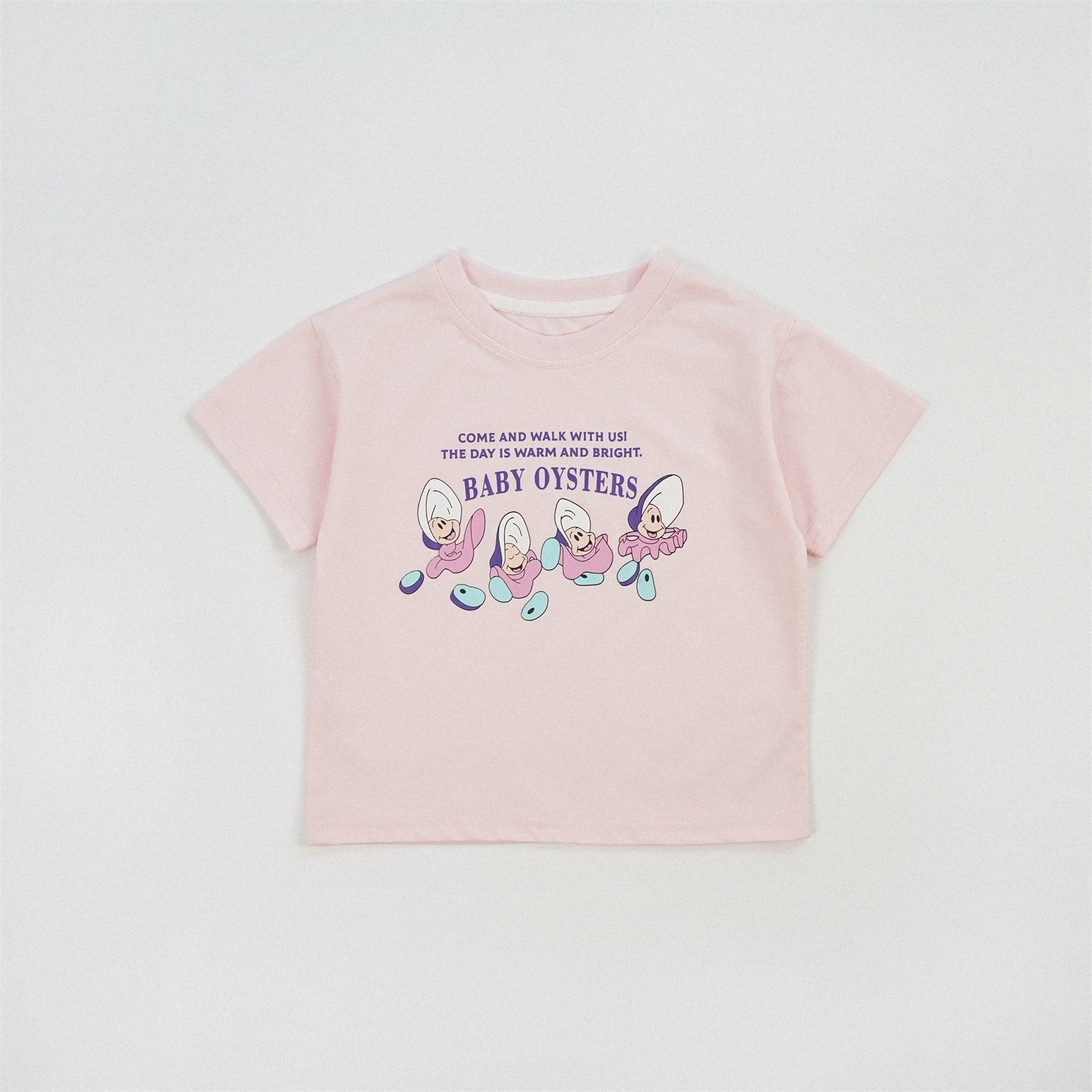 牡蠣寶寶粉嫩上衣