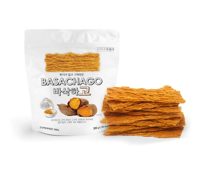 XV021 BASACHAGO 烤蕃薯薄脆片300g EXP: 27.02.19