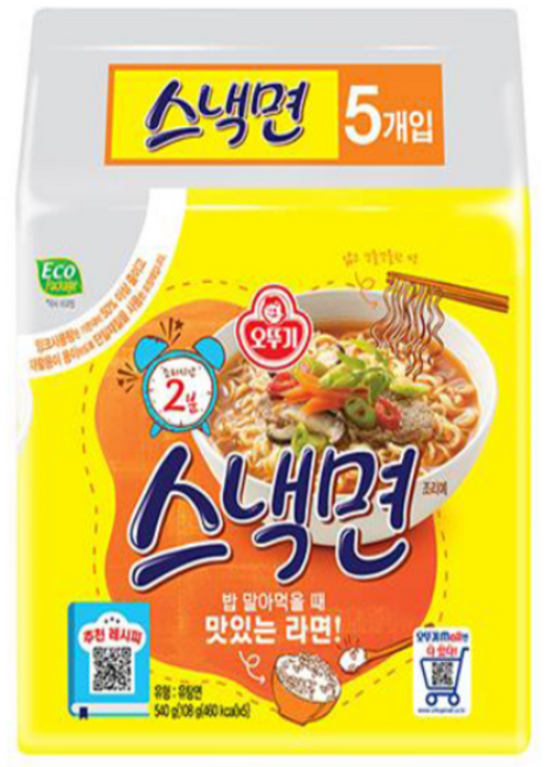 XV037 不倒翁) Snack經典即食麵108g*5 (1袋5入) EXP:3個月或以上