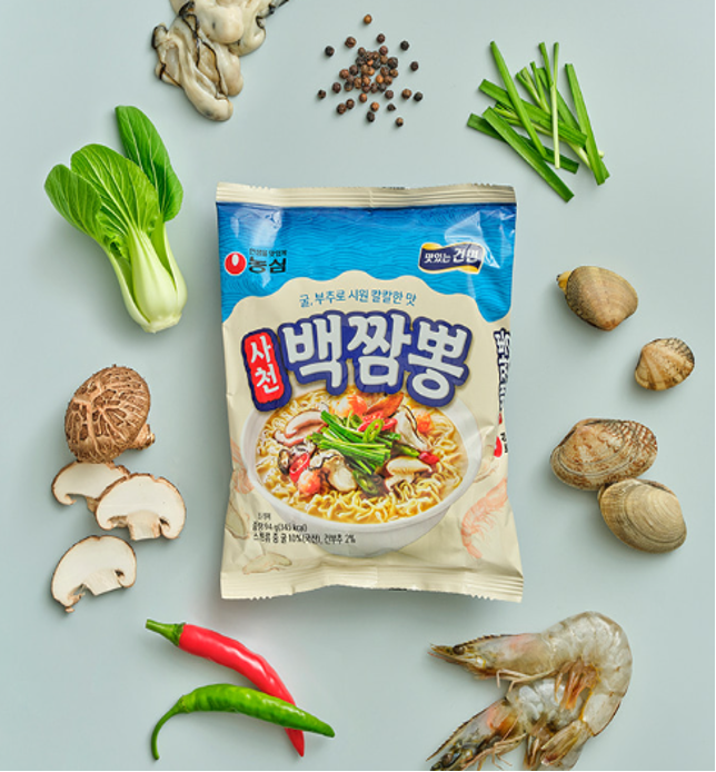 XV039 農心) 非油炸香辣四川海鮮拉麵 94g* 4 (1袋4包入) EXP:3個月或以上