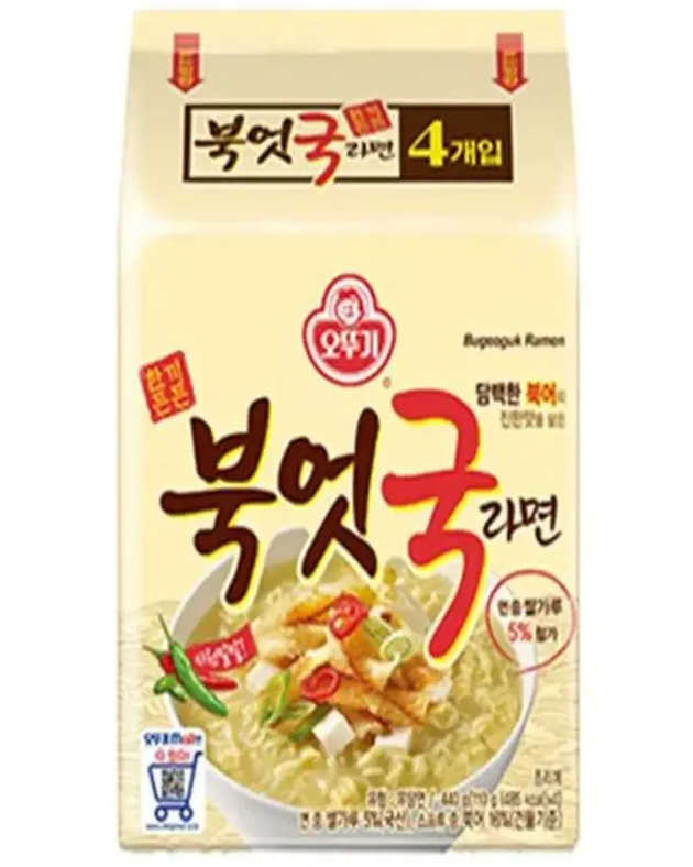 XV042 不倒翁) 黃太魚拉麵 110g* 4 (1袋4包入) EXP:3個月或以上