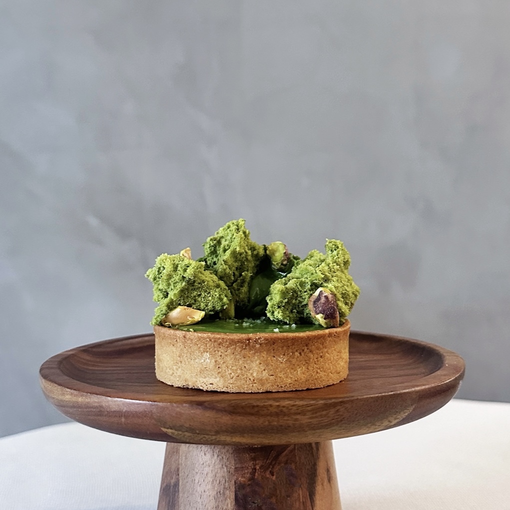 🌿 抹形｜龍膽抹茶迷你塔