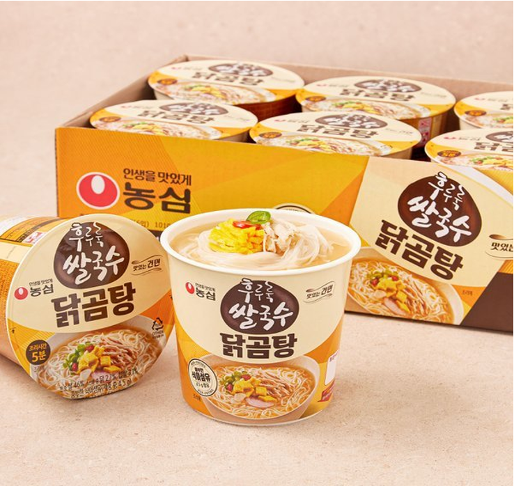 XV047 農心) 呼嚕嚕米粉 - 雞骨湯味 73g (1盒6入) EXP:3個月或以上