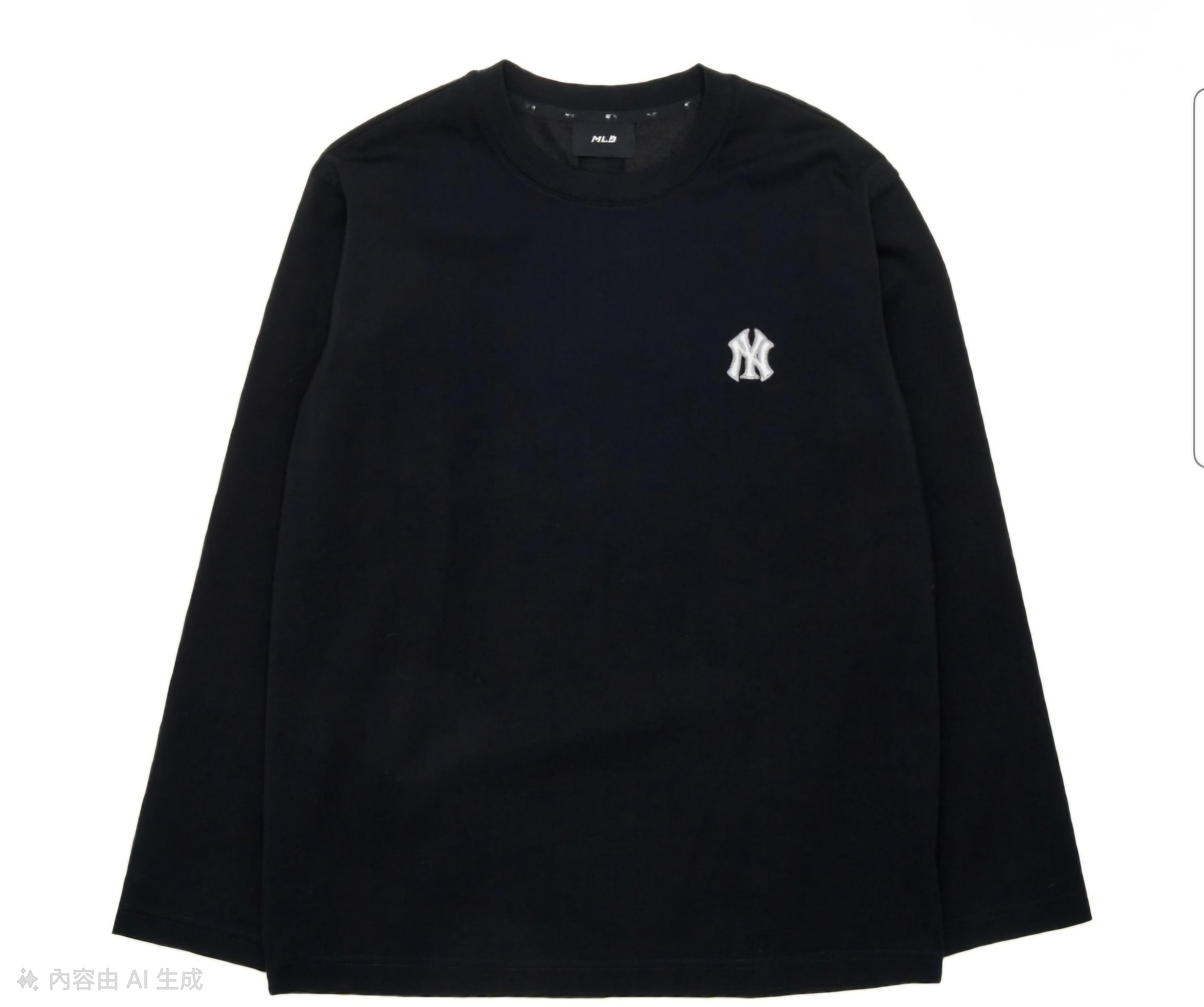 MLB 簡約刺繡長袖 （K9 MLB887)