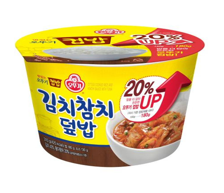 XV085 不倒翁) 泡菜吞拿魚蓋飯 315g EXP:3個月或以上