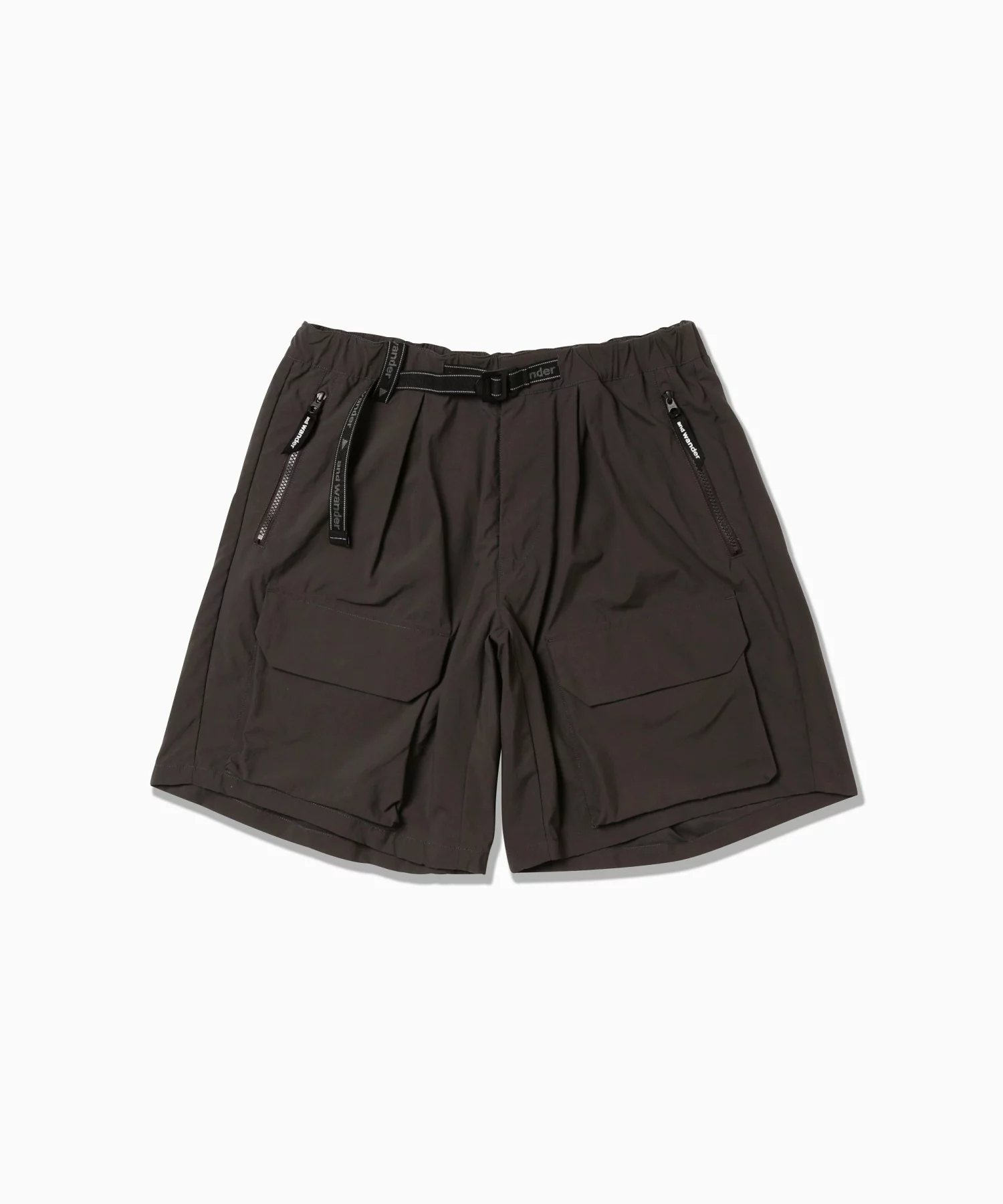 and wander｜Twill Short Pants "Charcoal"
