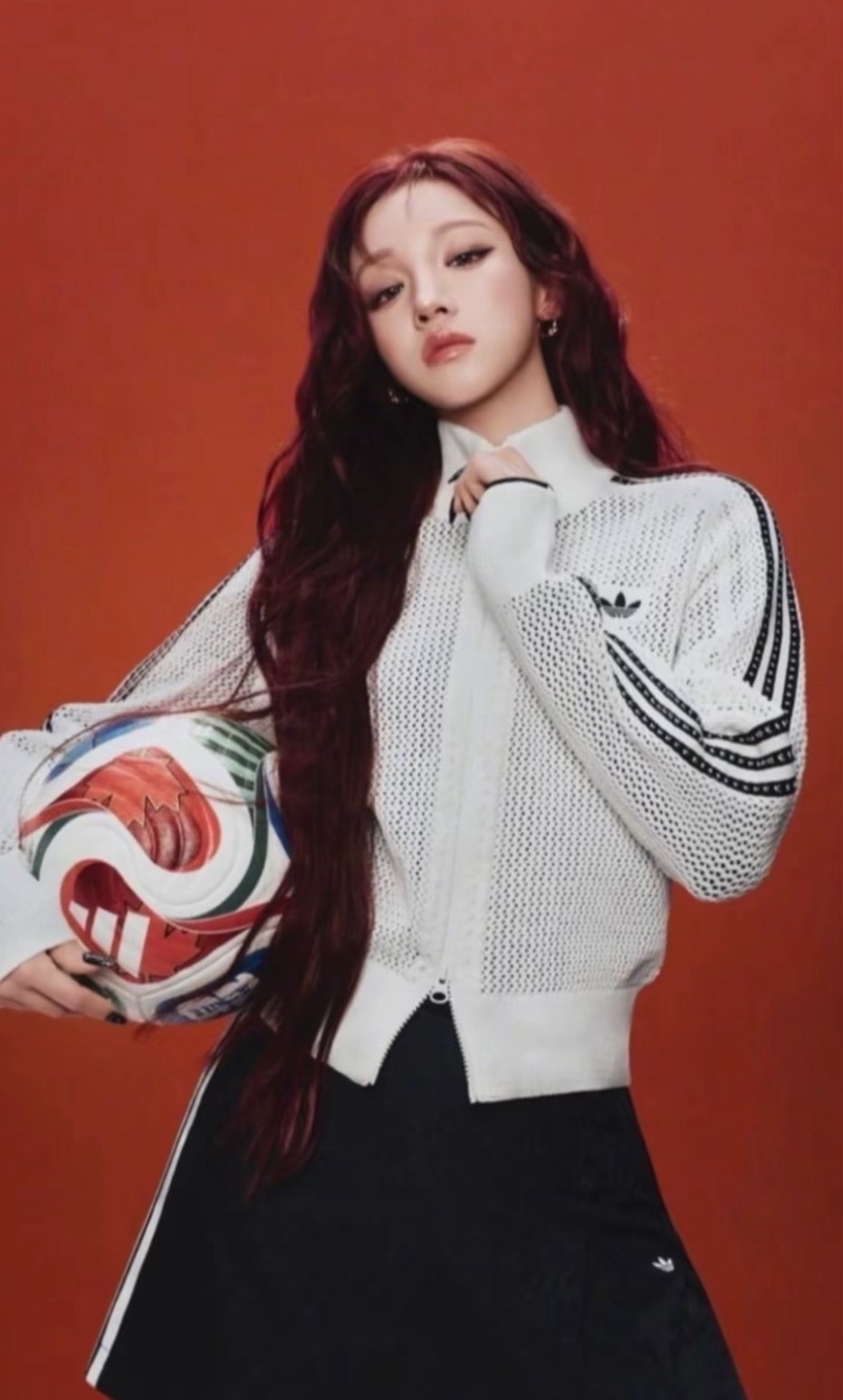 <有折啦🤩>ADIDAS ORIGINAL鉤針編織外套 奶油白/摩卡棕