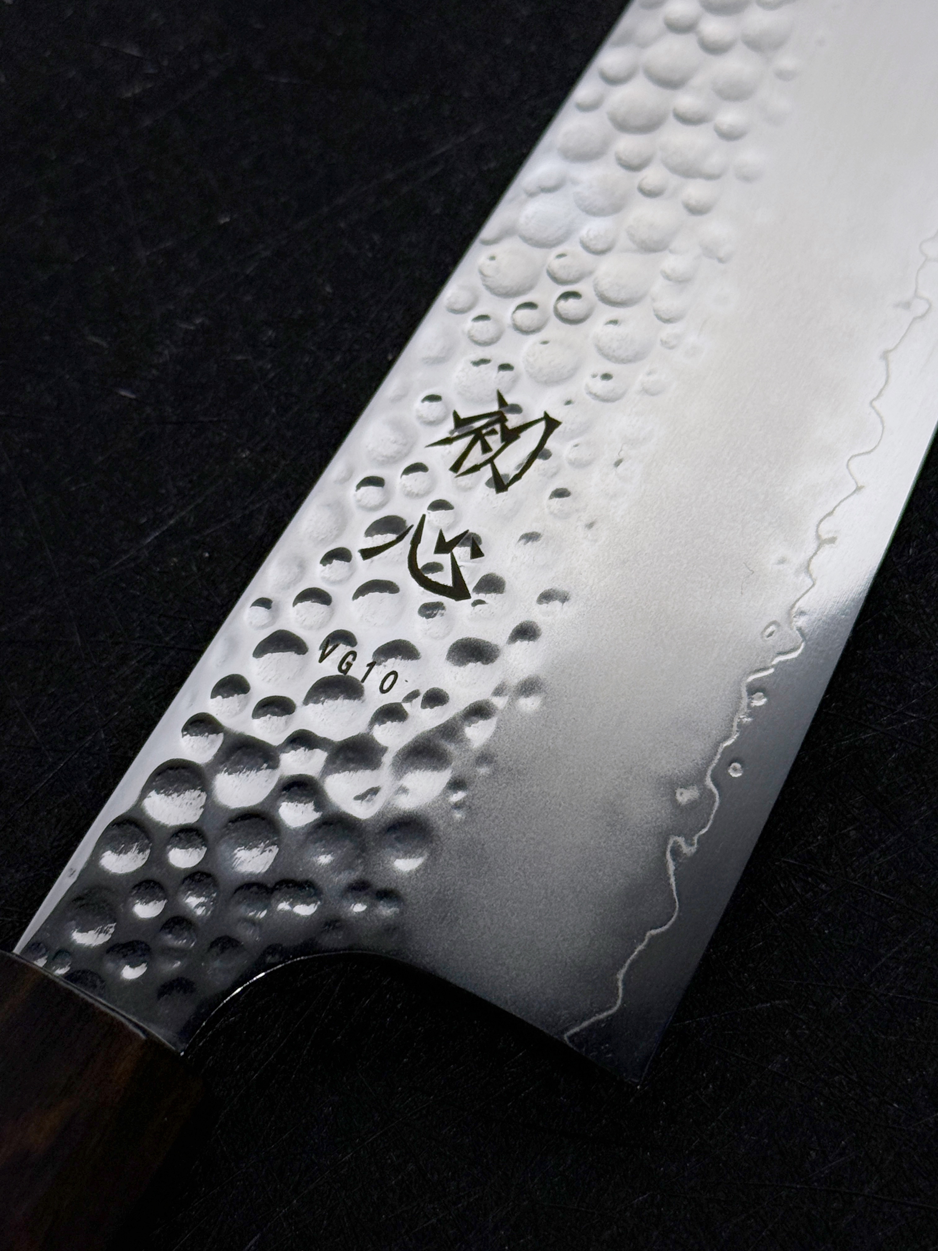 Hatsukokoro Hayabusa VG-10 Tsuchime Bunka Ebony Handle