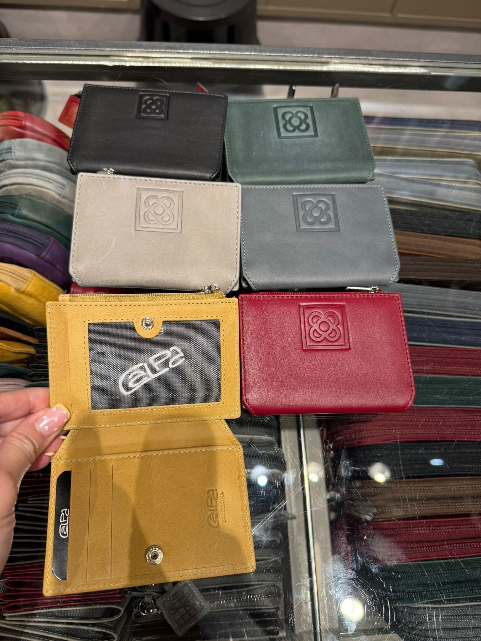 西班牙代購 808N Barcelona tile wallet V款