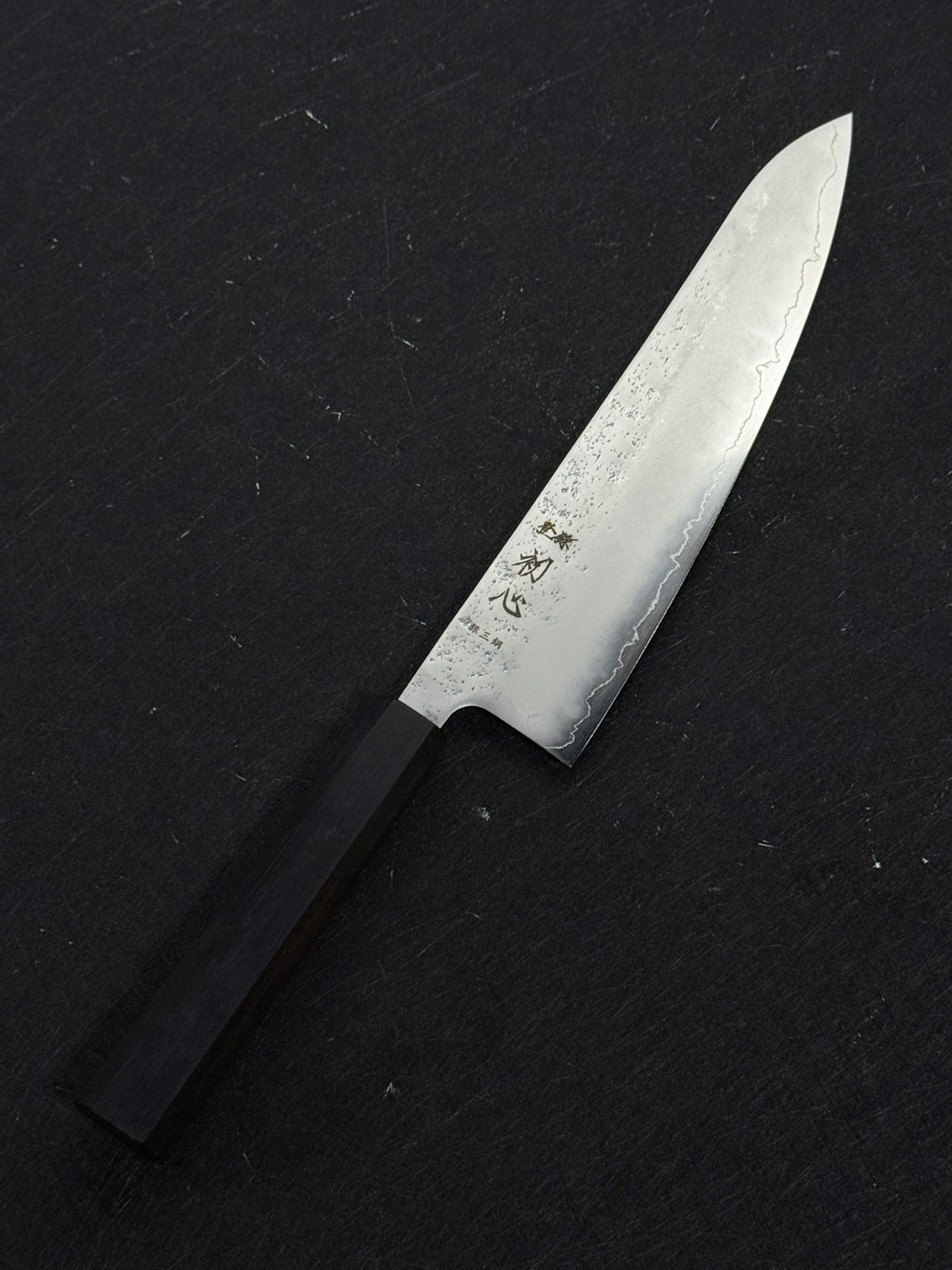 Hatsukokoro Ginrei Ginsan Gyuto Ebony Handle