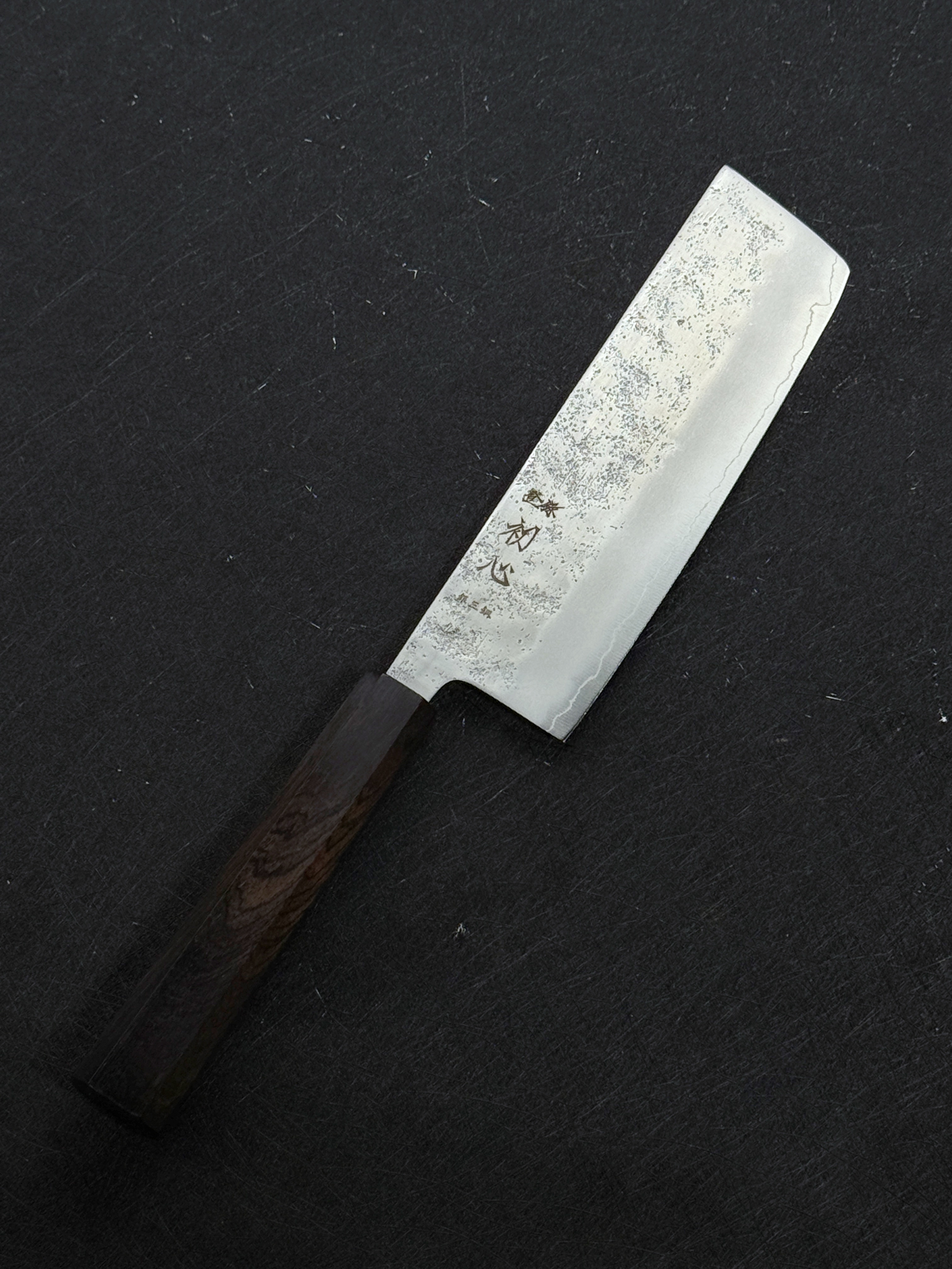 Hatsukokoro Ginrei Ginsan Nakiri Ebony Handle