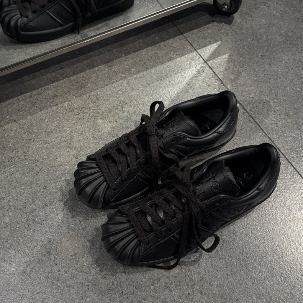 【代購】adidas Originals × THUG CLUB SUPERSTAR Vintage  'Core Black'｜復古做舊板鞋｜男女同款