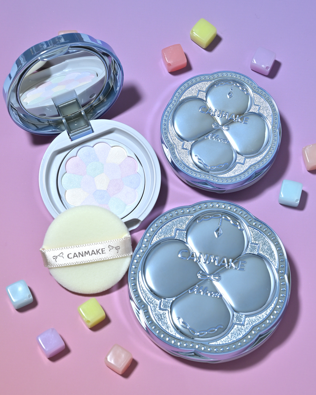 Illuminating Finish Powder ~Abloom~ 01 Mini 迷你閃亮透白修飾粉餅 潤色版 - 01 夢幻繡球花