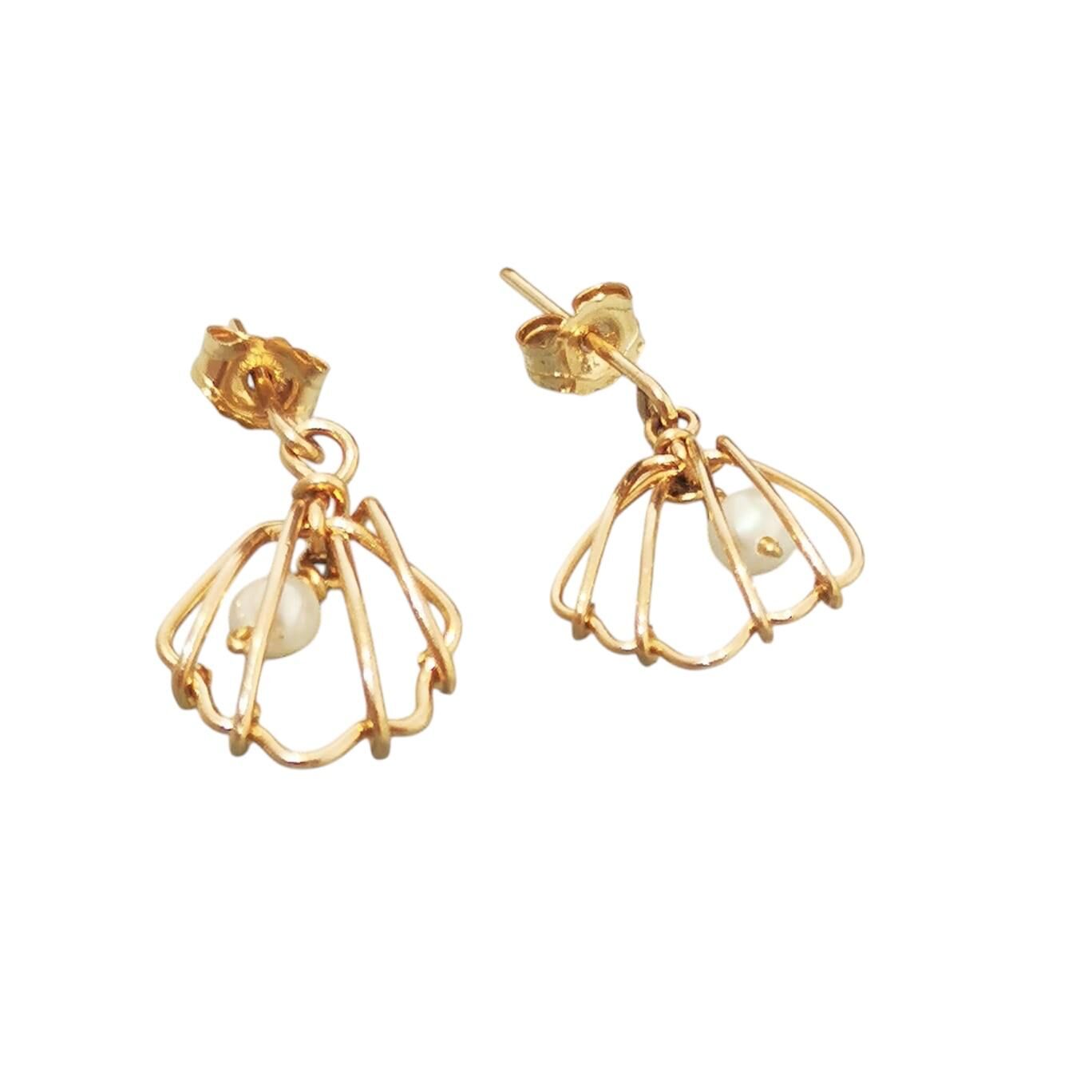 1YA0326-510 [YAY PARIS] Marina Flea Market Earring - Cultured Pearl #300emrin101 (EU)