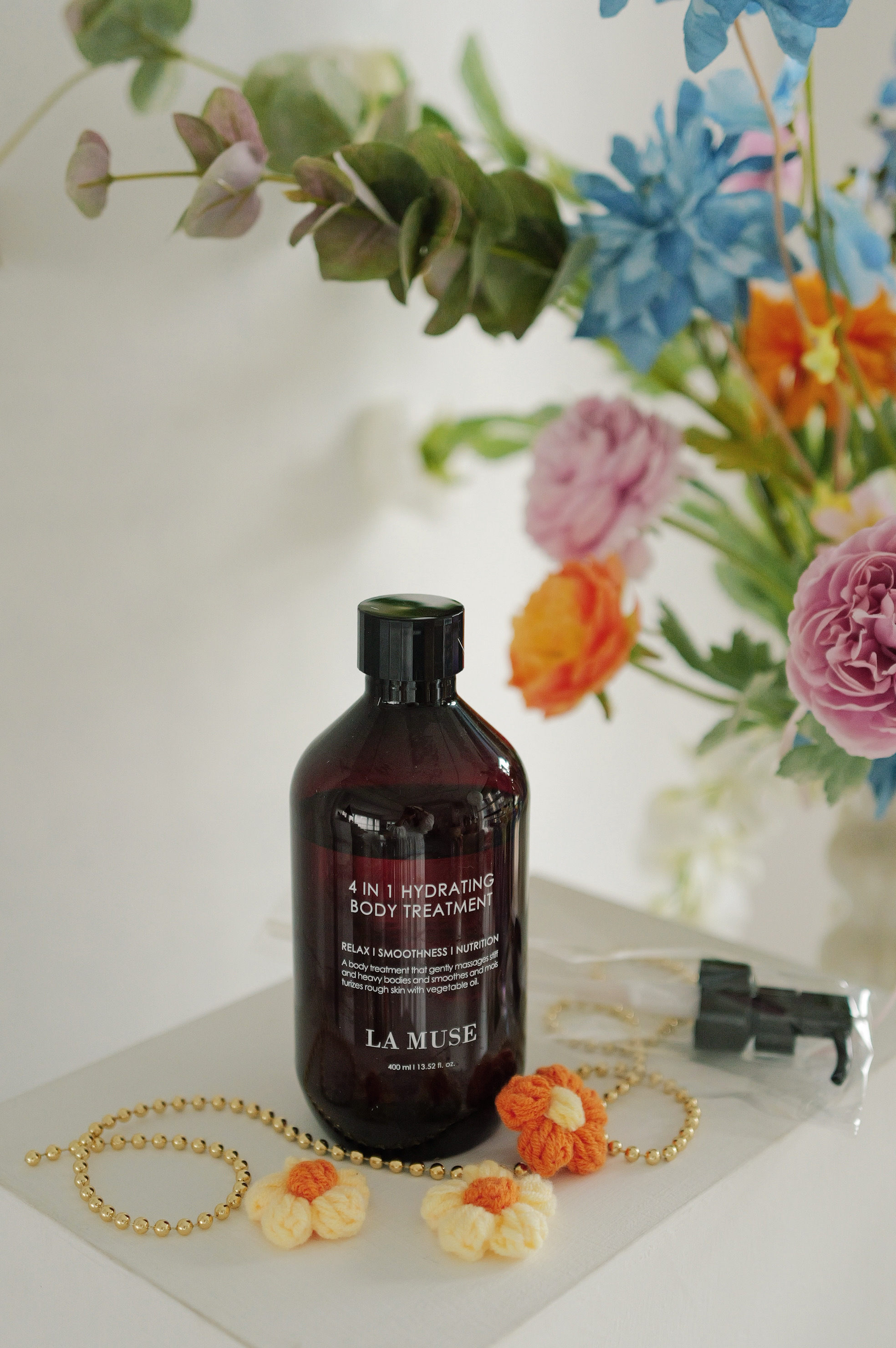 LA MUSE 絲滑柔嫩身體精華油 400ml (乾肌大推)