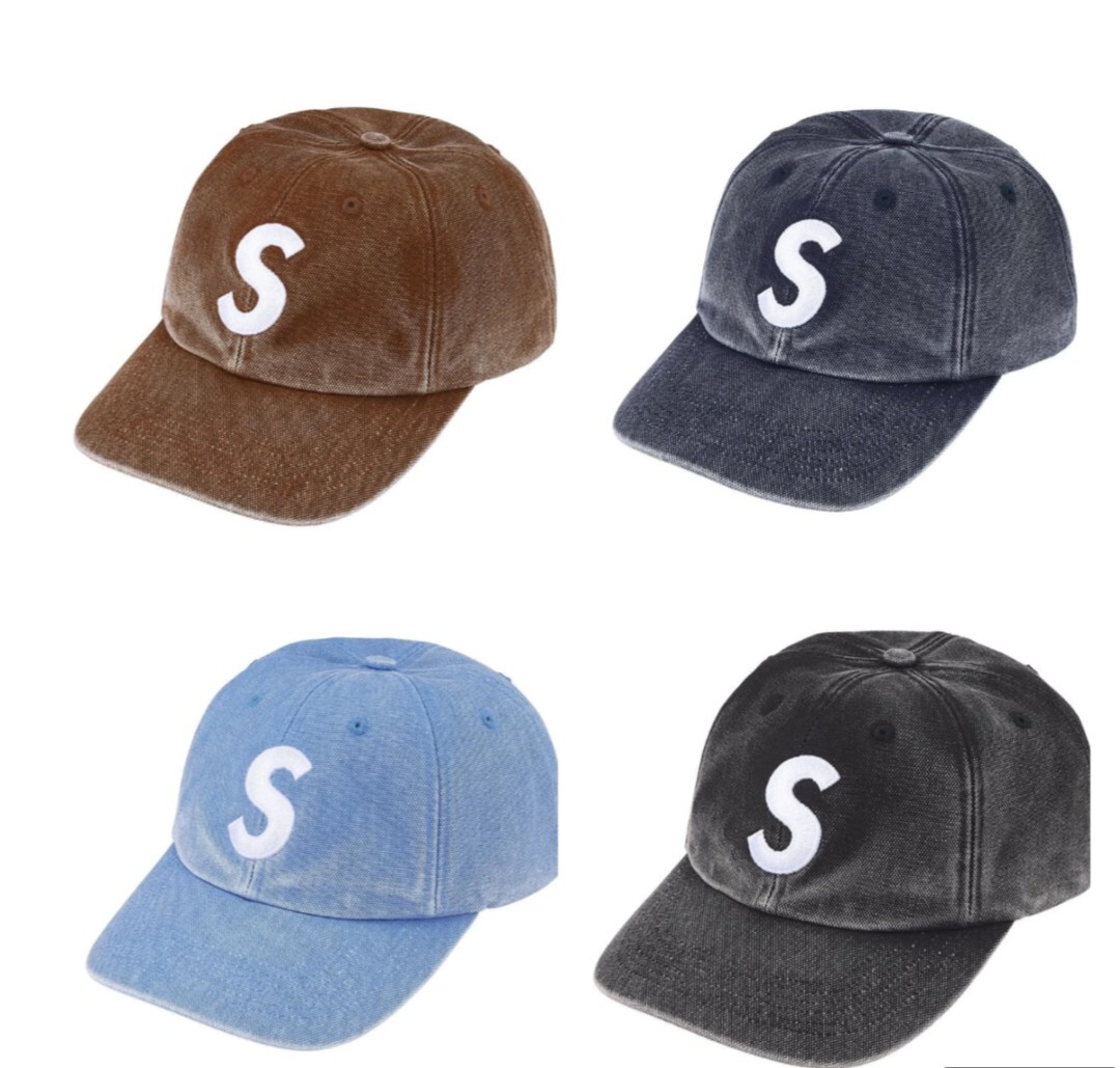 [現貨] Supreme SS26 Pigment Coated S Logo 6-Panel Cap | 4 Colours
