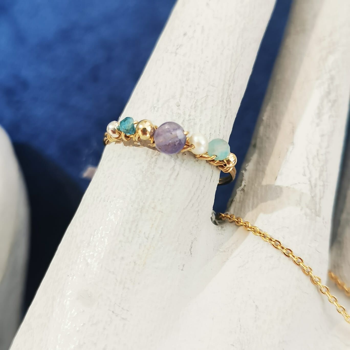 1YA0326-484 [YAY PARIS] Venus Ring - Mermaid #100pave1127 (EU)