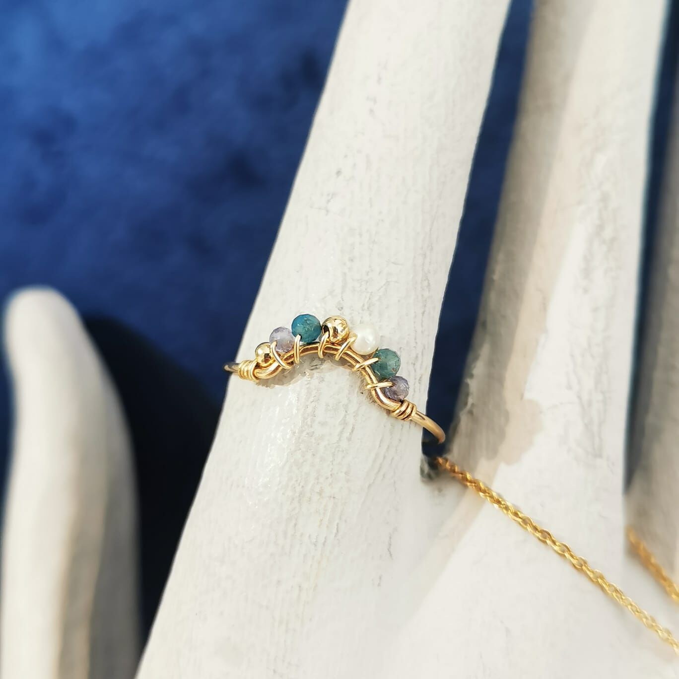 1YA0326-482 [YAY PARIS] Frida Ring - Mermaid #100pafr1127 (EU)