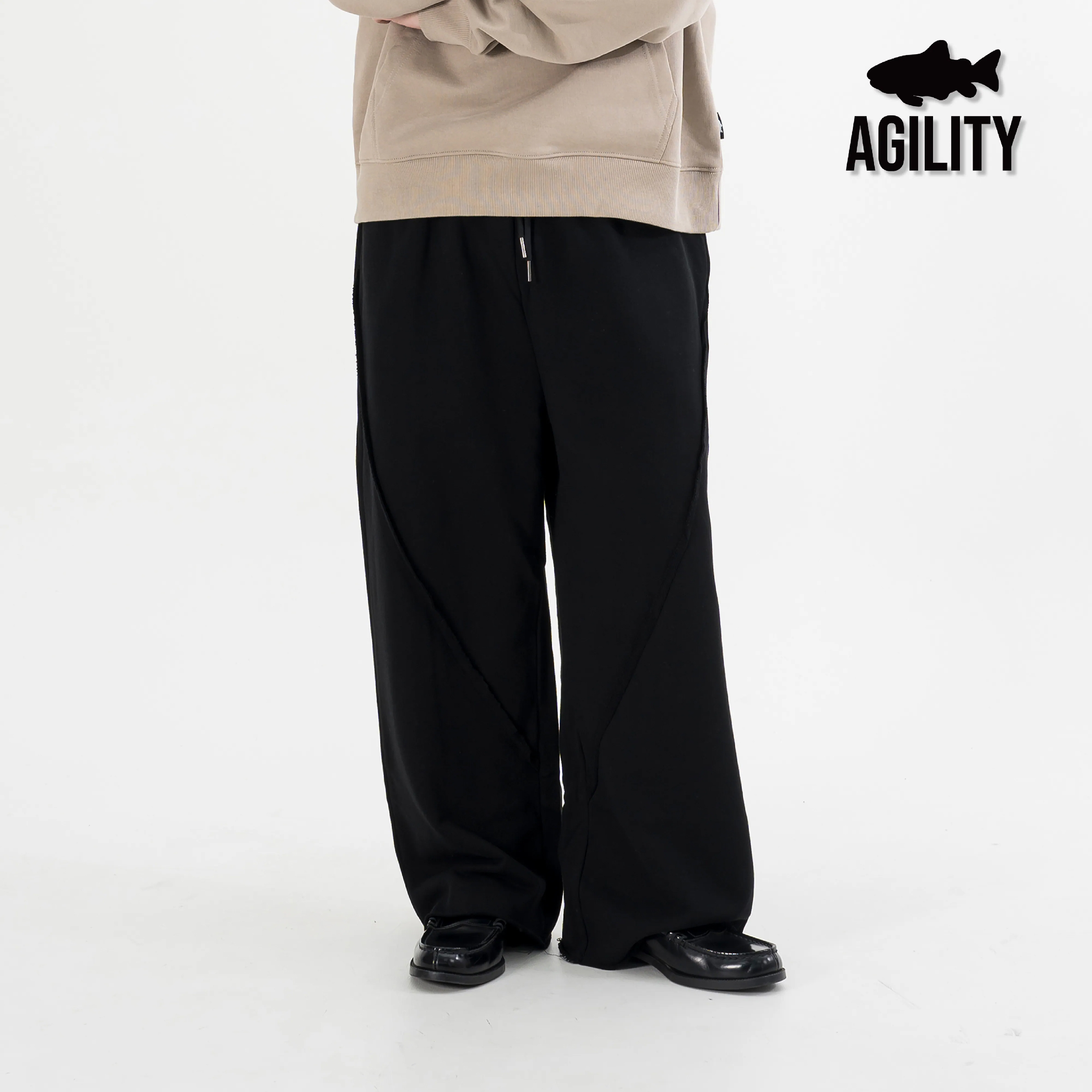 AGILITY Sweat Rough Edge Set 毛邊套裝 棉褲 [M-P55]