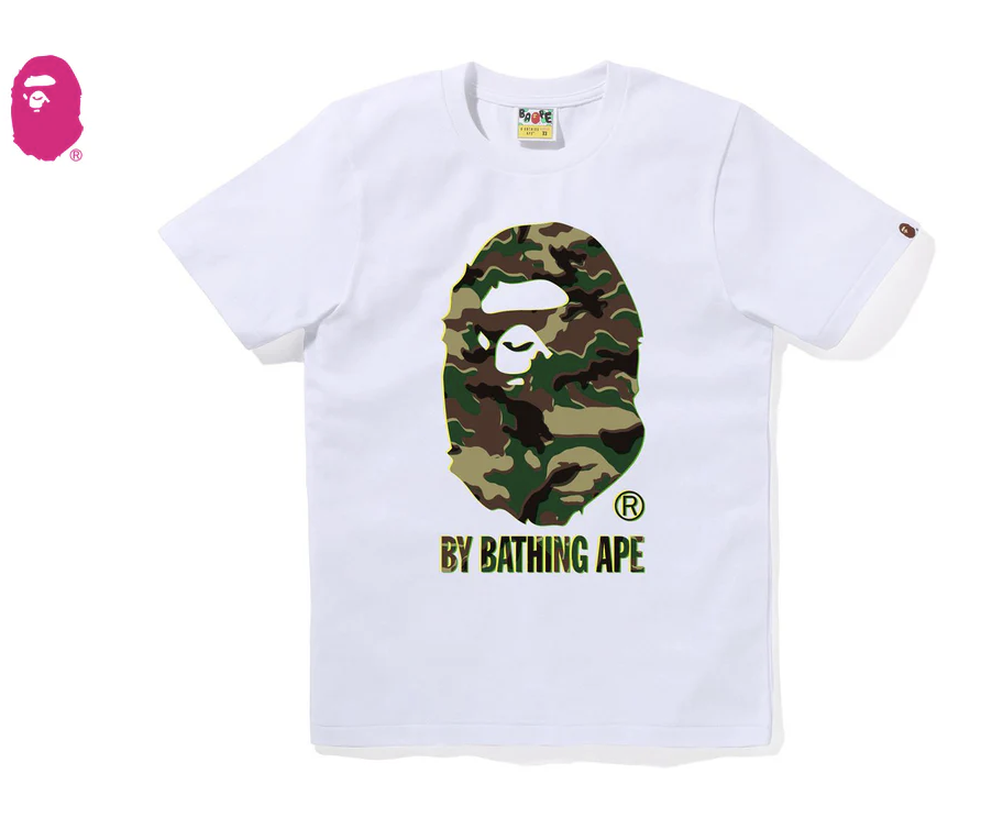 【BAPE女生】0404發售GLITCH WOODLAND CAMO BY BATHING APE TEE