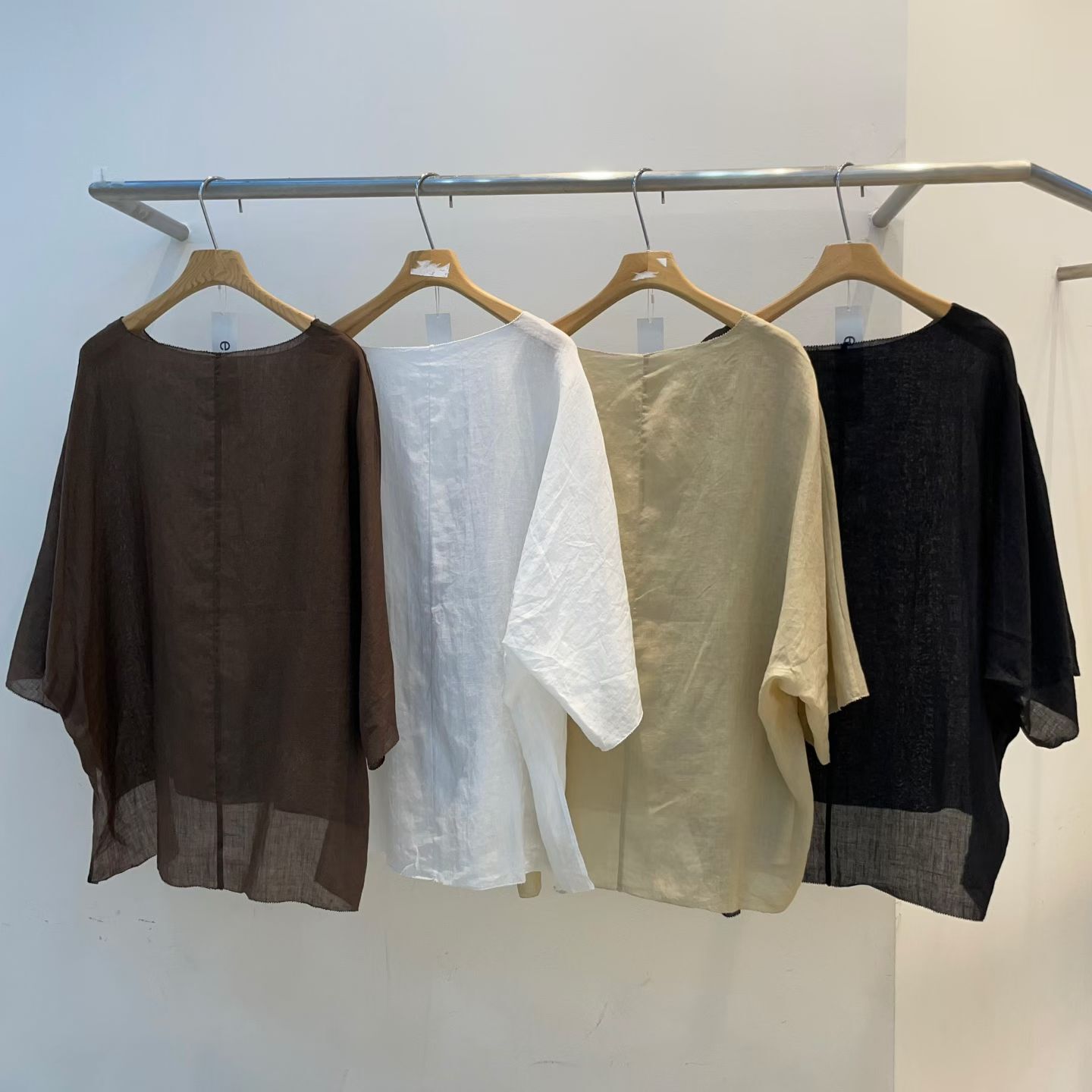 EY6007 雪紡紗飄逸微透上衣