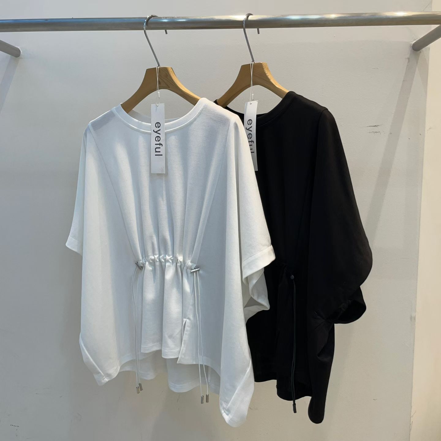 EY6010 前束繩顯瘦軟綿上衣