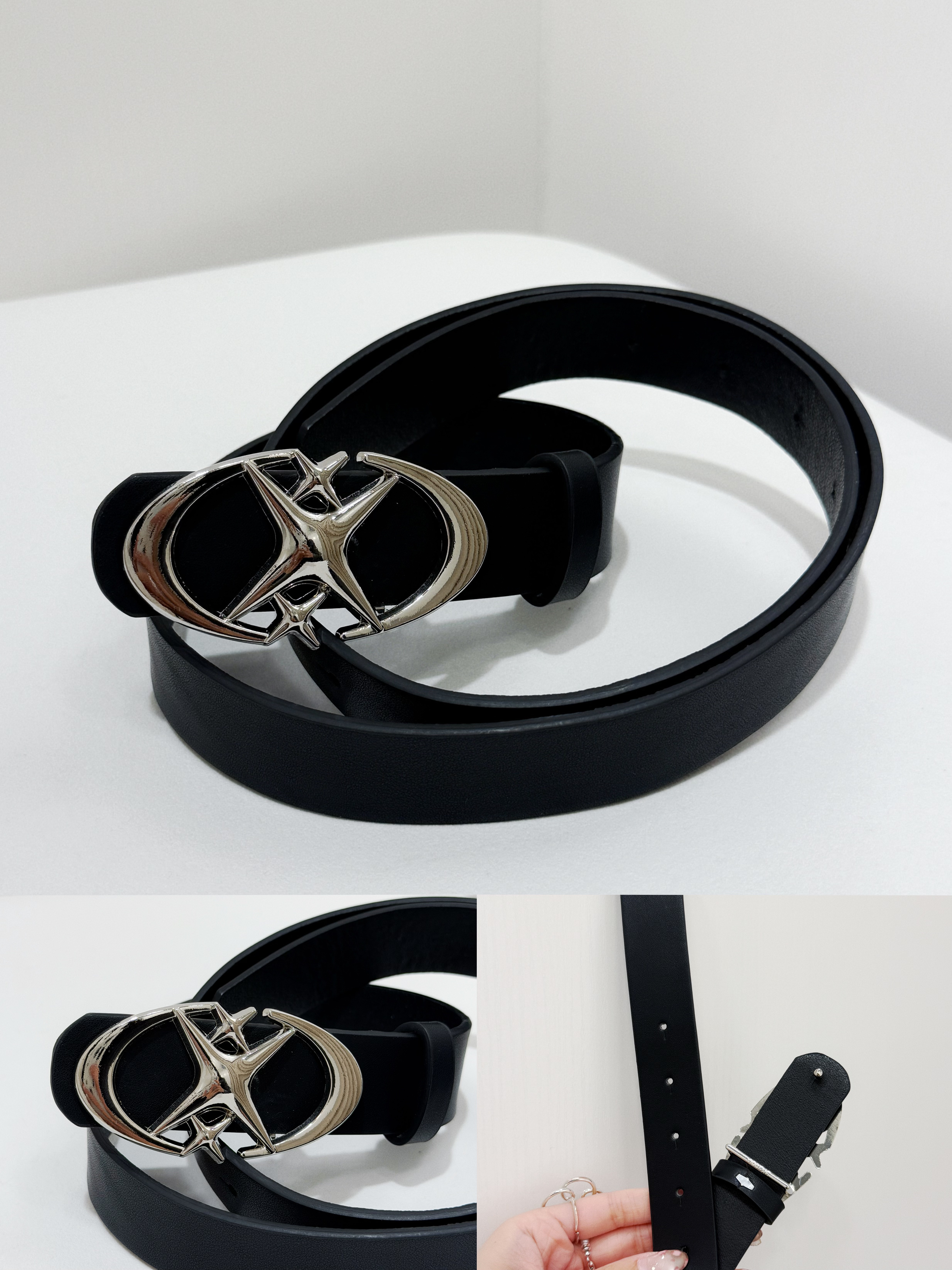 A0323｜小型格超閃星皮帶 ⋆˚✰ ݁˖⭑.ᐟ