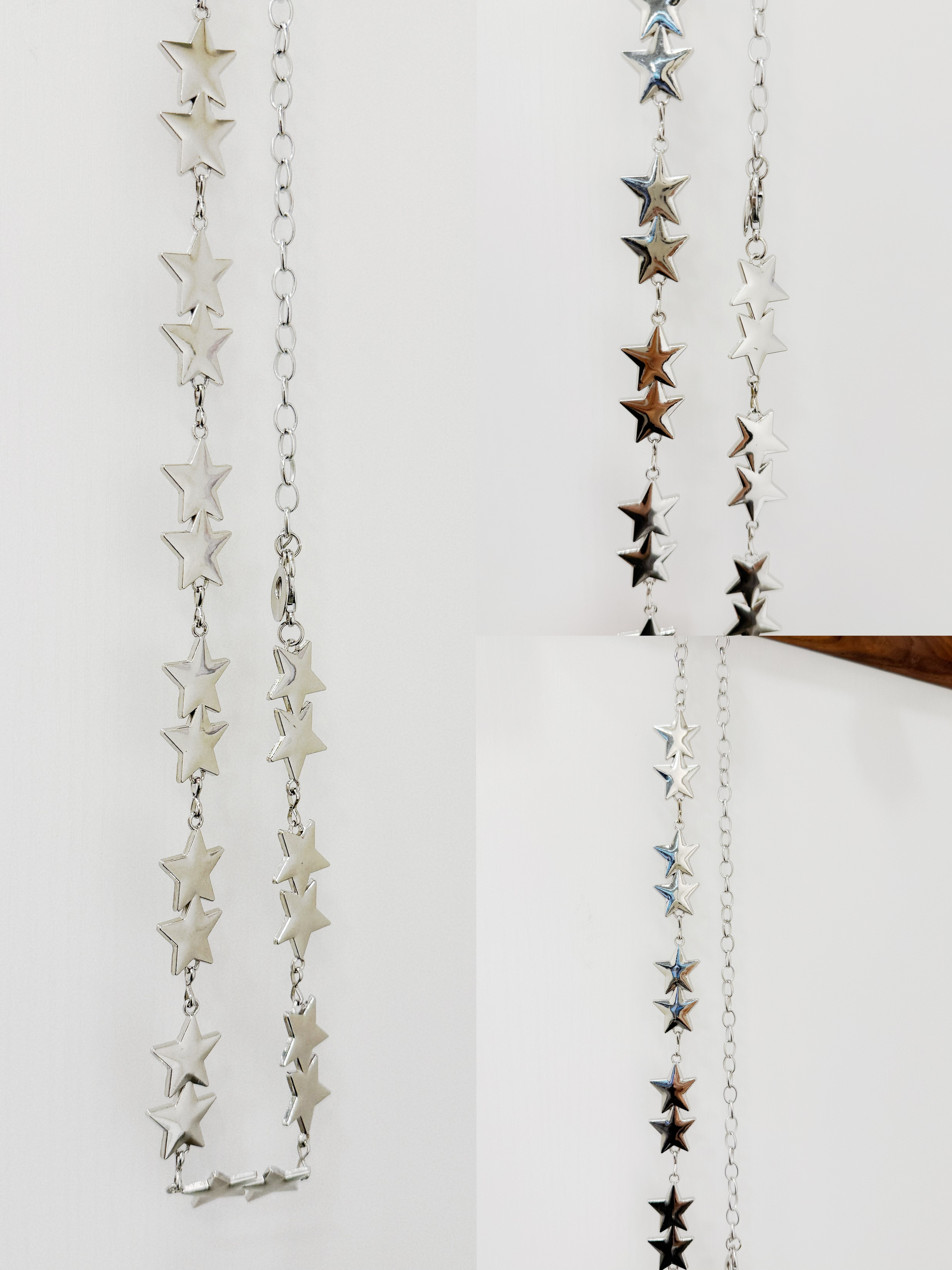 A0321｜型格感雙星星腰鏈 𖦹°‧★