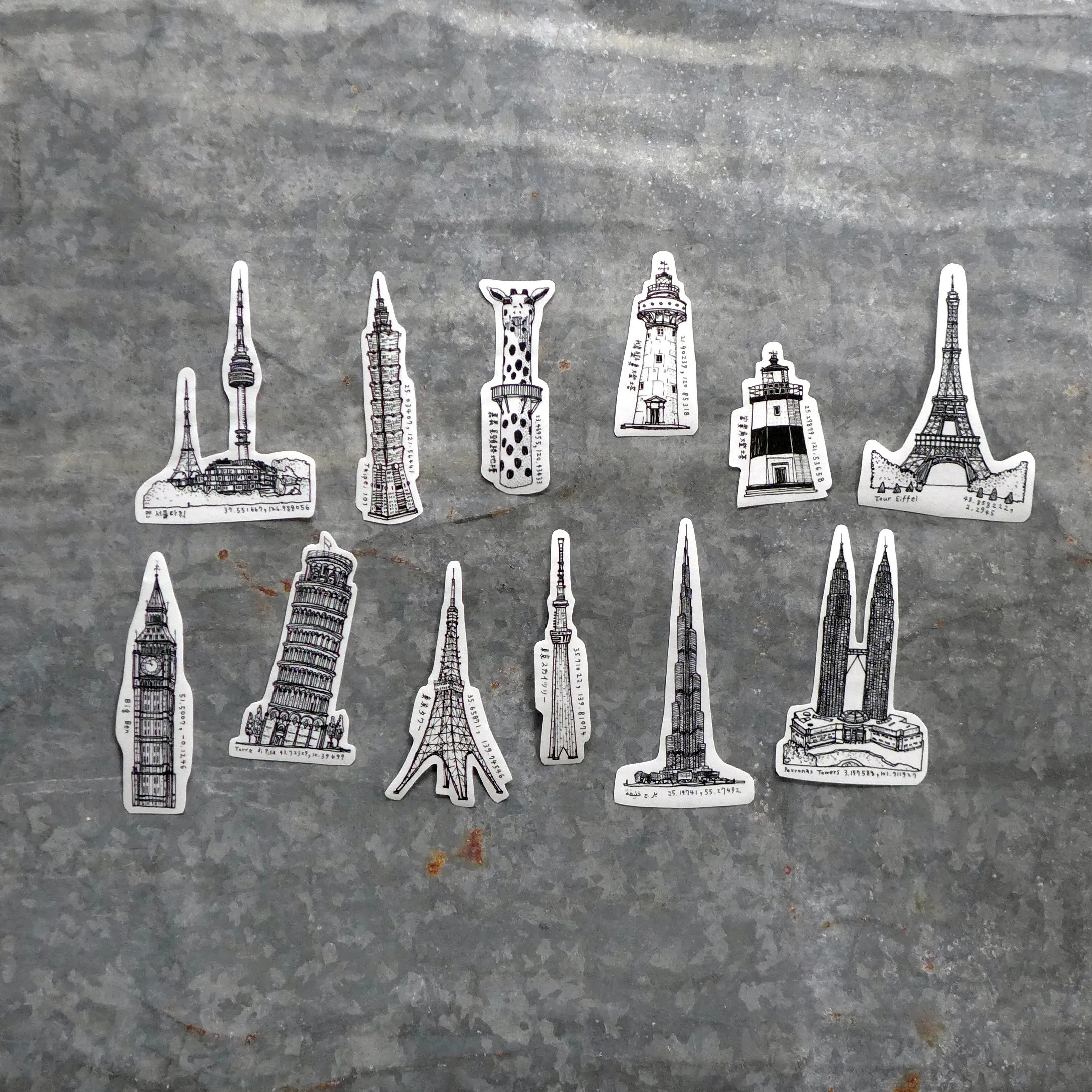 台灣｜插畫小農 不動產系列 有尖才敢大聲