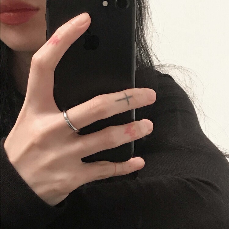 韓國限定🇰🇷 OFUSE cubic ring 簡約風 人工鑽石 戒指 不鏽鋼材質 / 預購