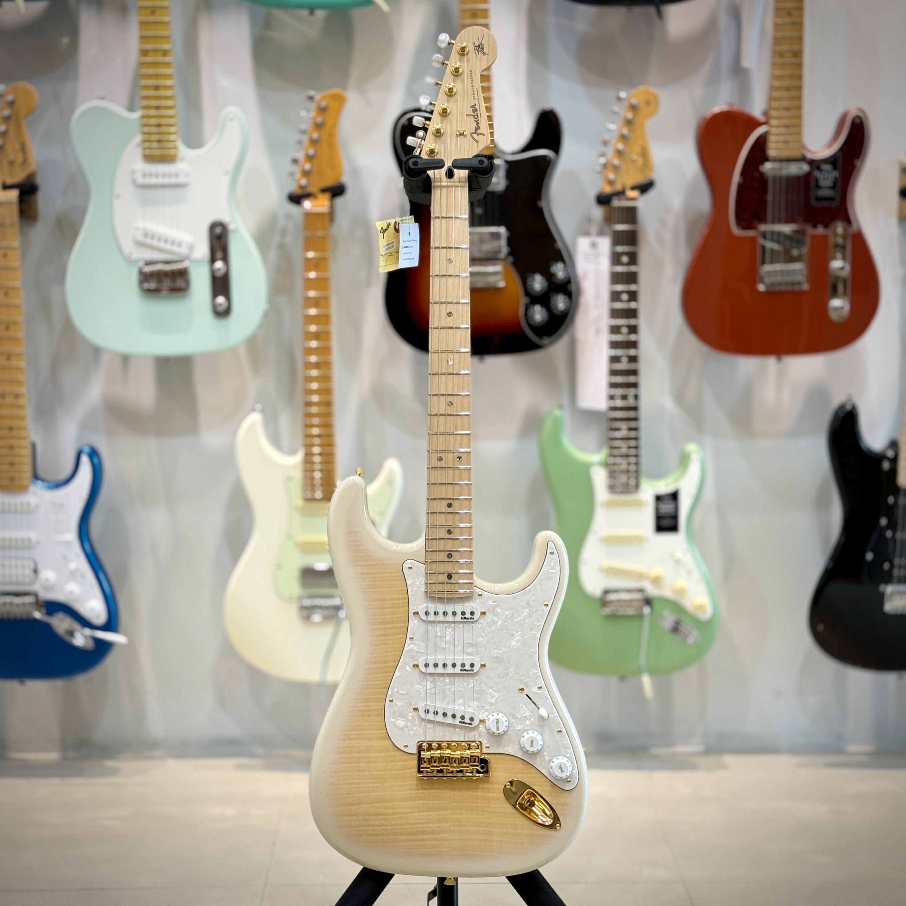 Fender FENDER MIJ RICHIE KOTZEN STRATOCASTER MN TRANSPARENT WHITE BURST 簽名款電吉他 — 三峽吉他 / Bass｜YA! 玩音樂