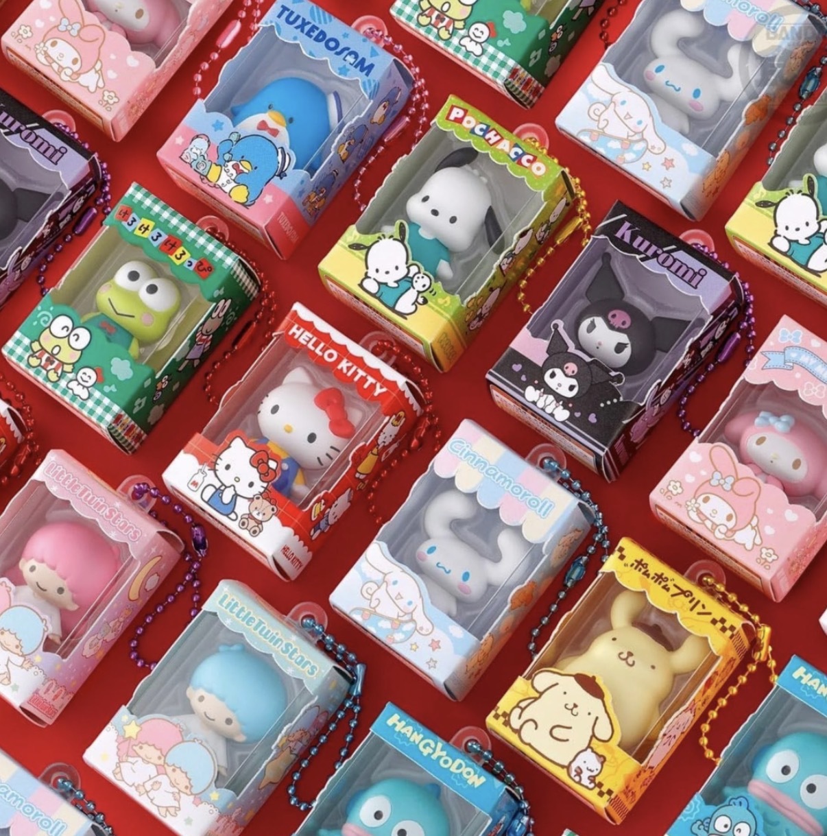 【日本搶爆】JP Sanrio 迷你模型盒吊飾 連朱古力 0820 TK260406