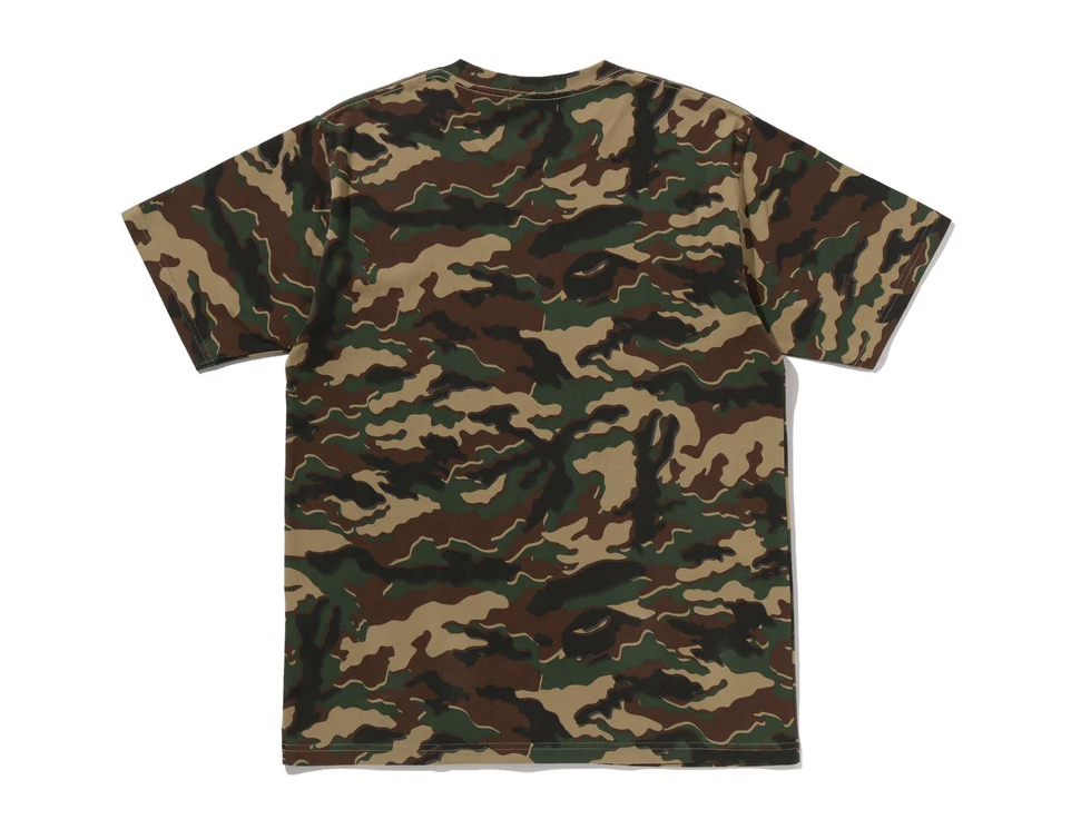 【BAPE】0404發售GLITCH WOODLAND CAMO MAD FACE TEE