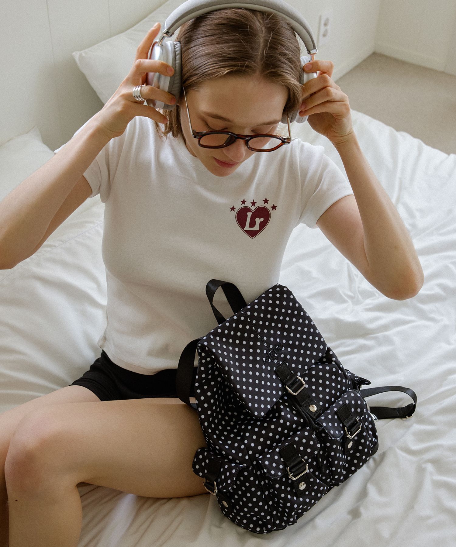 LETERIE 點點後背包 黑色 LETERIE POCKET BACKPACK_DOT BLACK