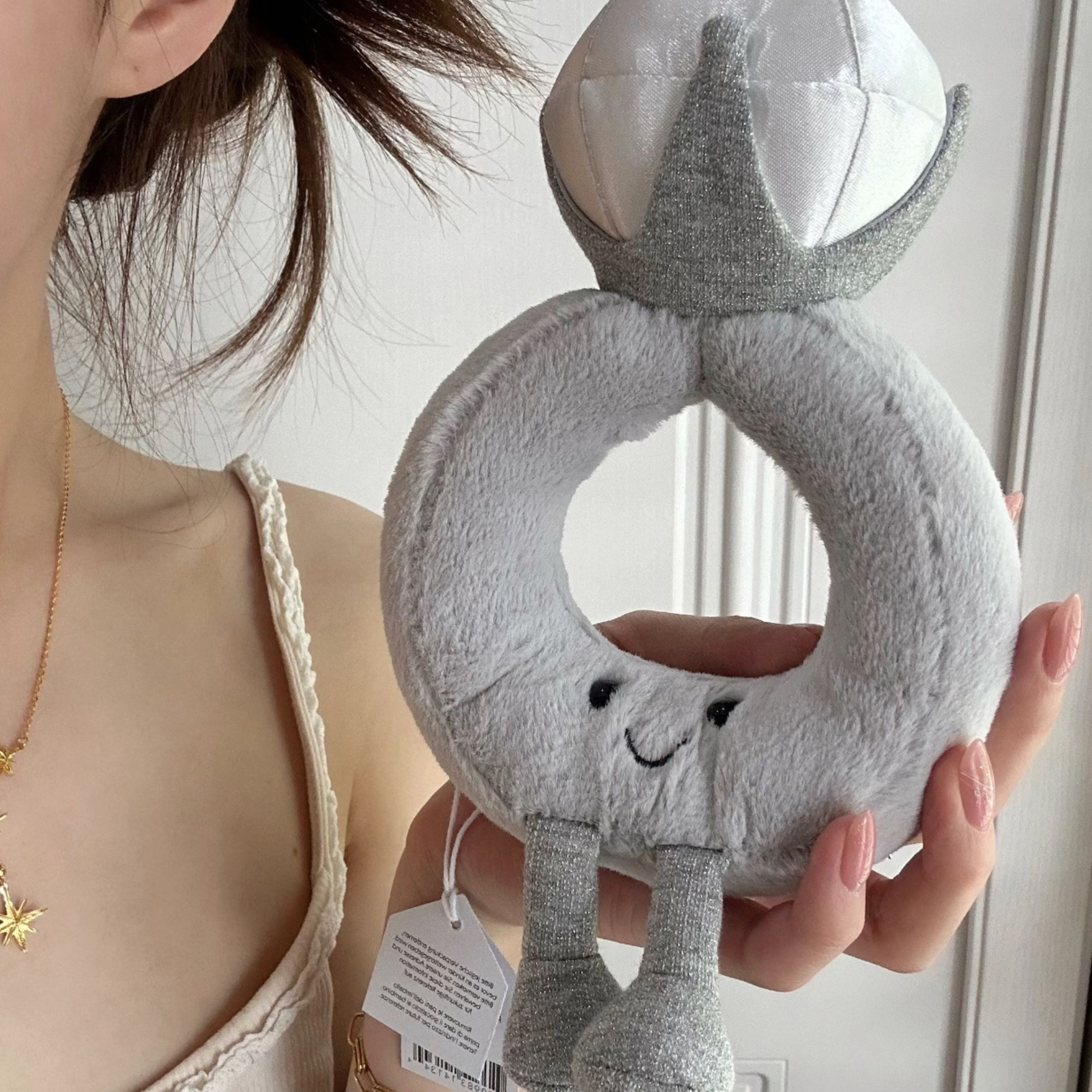 NICEDAY 代購 Jellycat 鑽戒 情人節禮物 告白 玩偶 絨毛 娃娃 A2DIR