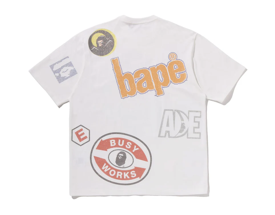 【BAPE】0404發售 寬版 MULTI ARCHIVE MOTIF RELAXED FIT TEE