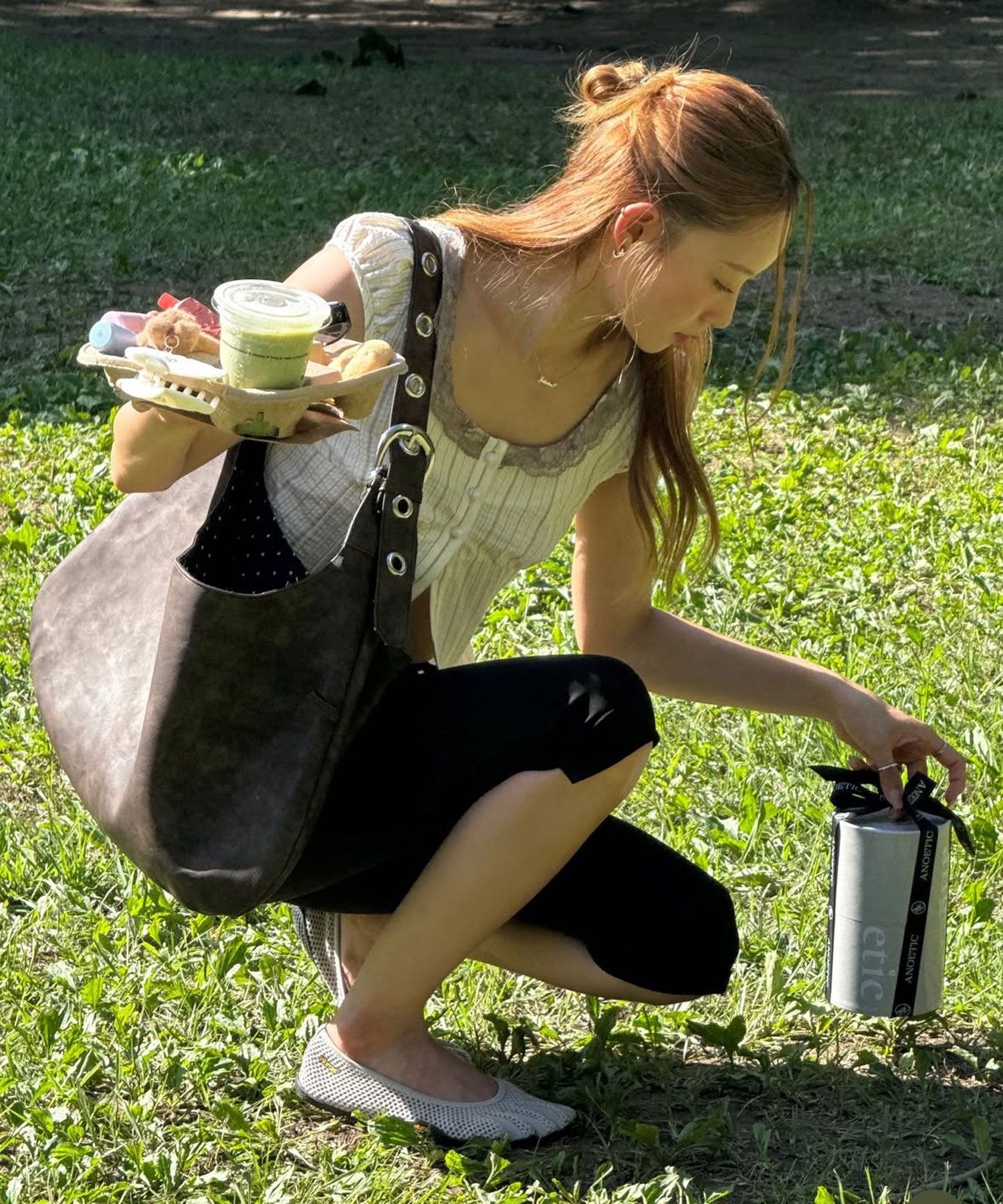 LETERIE 扣環兩用斜背包 BUCKLE