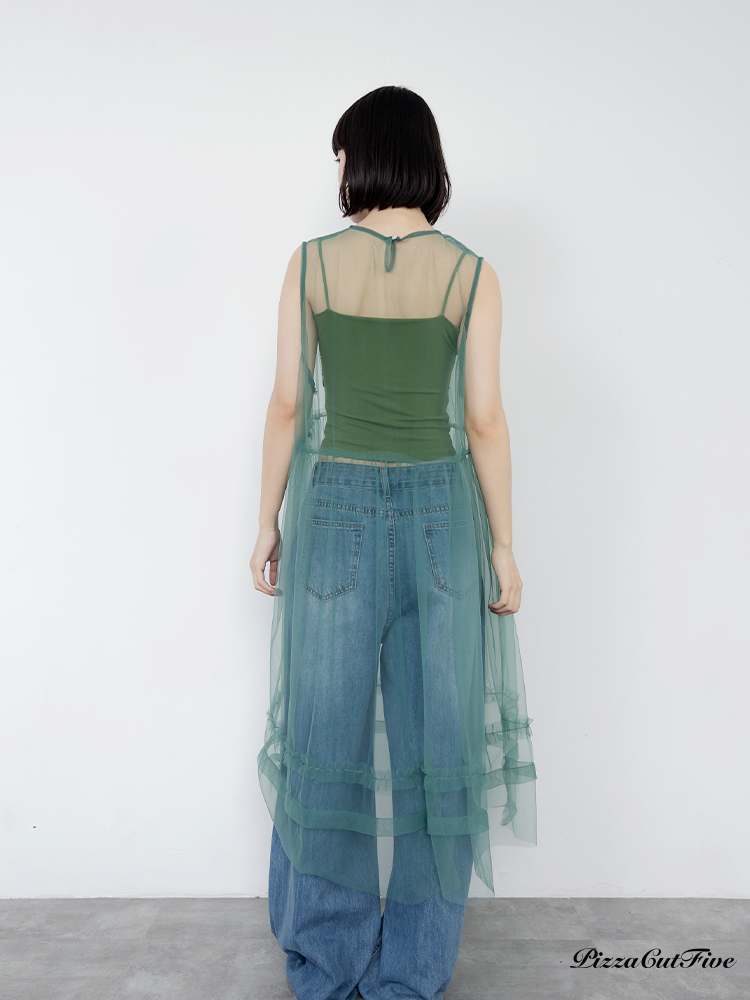 造型透膚背心洋裝 PizzaCutFive PCF262486060