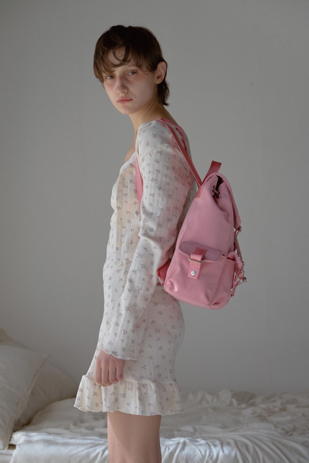 LETERIE 口袋後背包 粉色 LETERIE POCKET BACKPACK_PINK