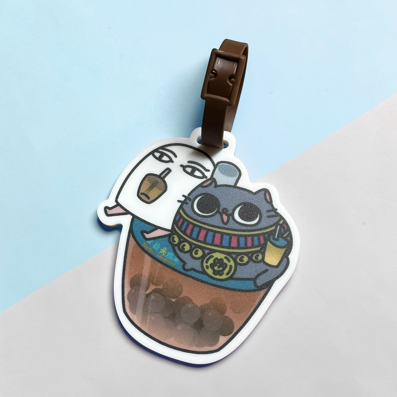 埃及大旅社珍奶出走中行李吊牌