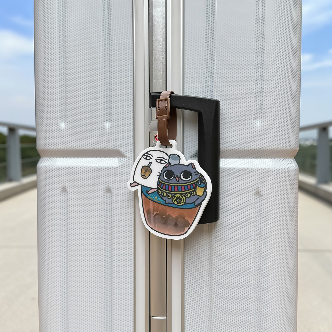 埃及大旅社珍奶出走中行李吊牌