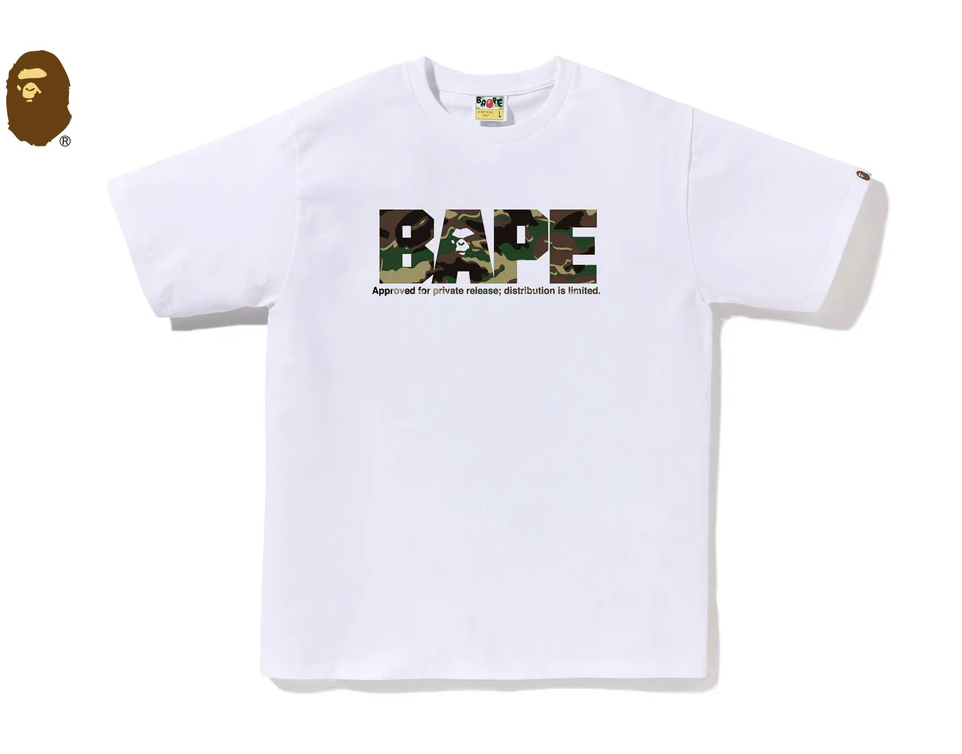 【BAPE】0404發售GLITCH WOODLAND CAMO ARMY BAPE TEE