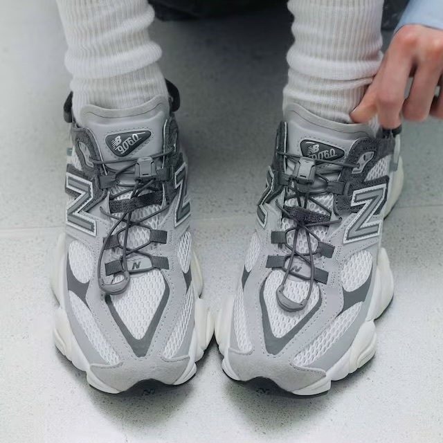 NEW BALANCE GRAY 9060 拼接灰 運動 涼鞋 中性鞋款 U90603FA