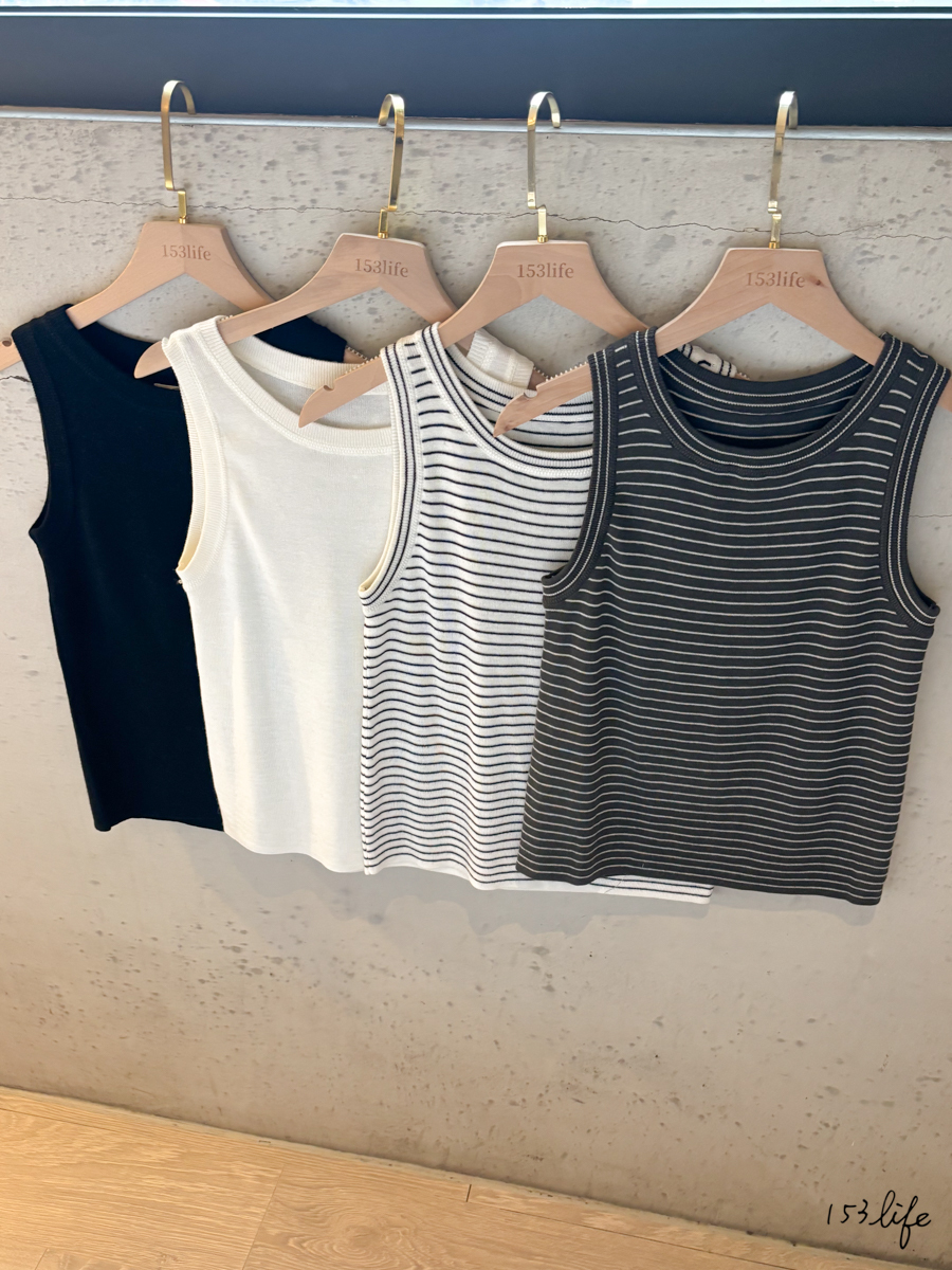 圓領氣質坦克混羊毛舒適背心(4色)