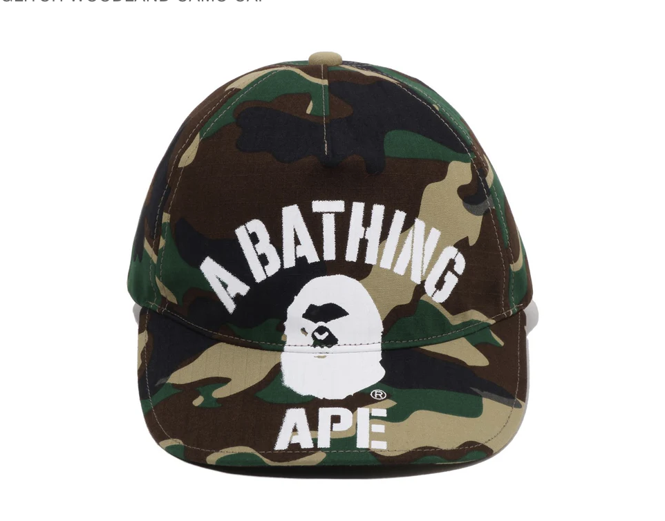 【BAPE配件】0404發售GLITCH WOODLAND CAMO CAP