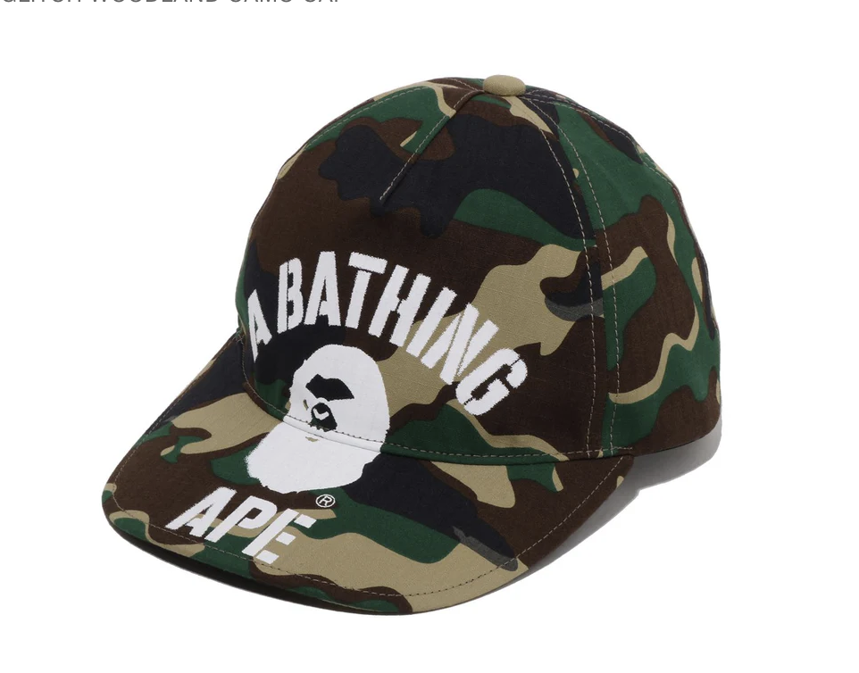【BAPE配件】0404發售GLITCH WOODLAND CAMO CAP